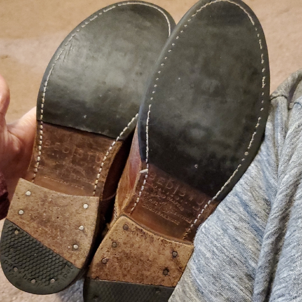 BED|STU Rustic Brown Leather Boots - Picture 3 of 7